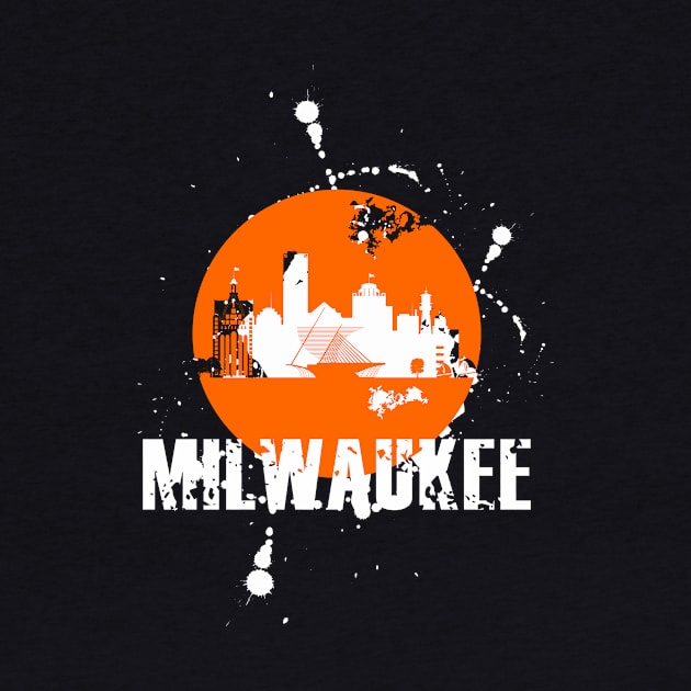 Milwaukee skyline by DimDom